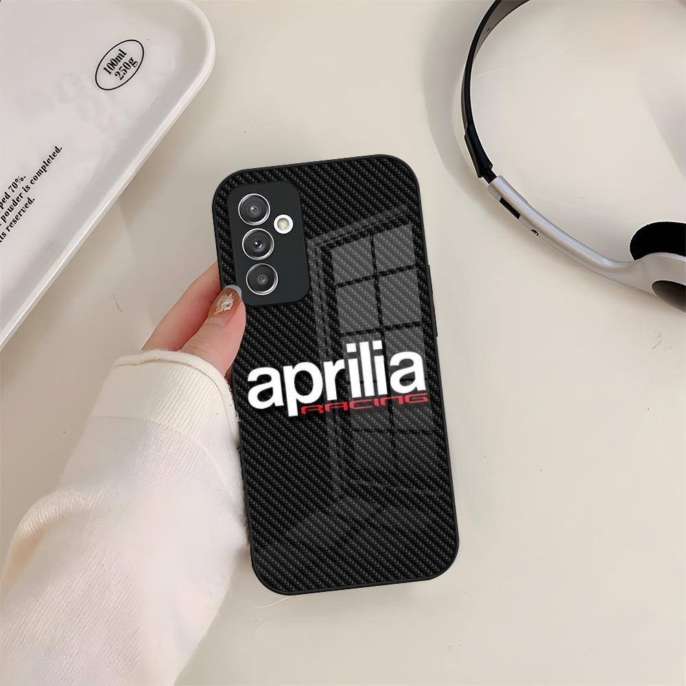 Cool A-Aprilias Racing Phone Case Glass For Samsung S24 S26 S23 S20 S25 S21 S22 Ultra Fe Plus A05 A06 A16 A26 A36 A56 Coque