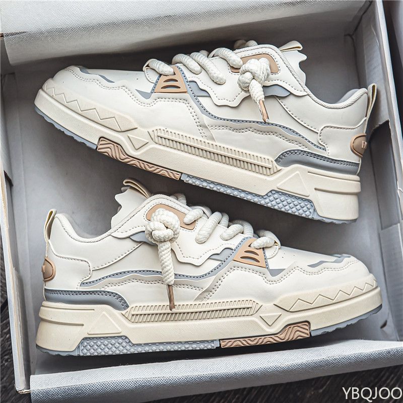 Fashion spring new sports board shoes trend versatile thick sole height increasing casual comfortable wear-resistant trendy shoes