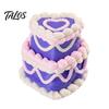 Desktop Ornaments Birthday Cake Stress Toy, Cute Dessert Decompression Fidget for Toys Adults Desk, Novelty Squeeze Gift Car, Office Decor Relief