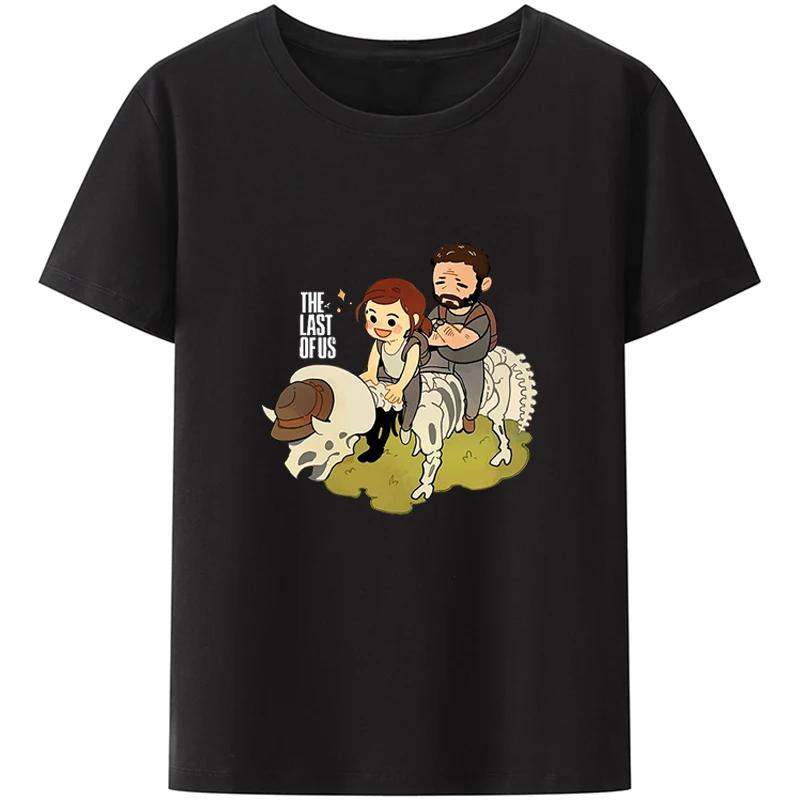 

New Game The Last of Us T Shirt Harajuku Men Women Fashion Print Tops Unisex Summer Short Sleeve Cool Loose Casual Streetwear XL