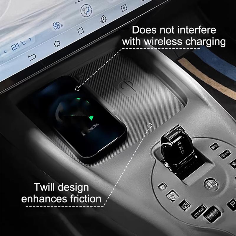 For BYD Seal Car Center Console Silicone Pad Gear Shift Anti Scratch Protection Interior Modification Accessories