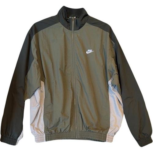 Nike Jackets Men s Olive Green HQ6110-222 EU M оливковое зеленый