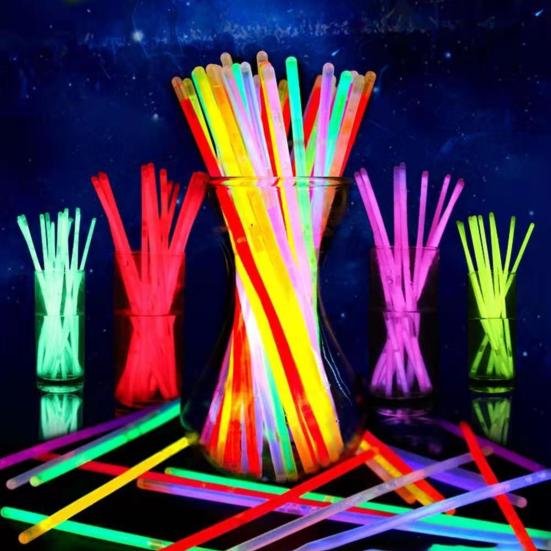 1 Set Glow Decorative Stick Kit Transformable Wearable Exciting Accessories for Glowing Nighttime Fun Stick Toys