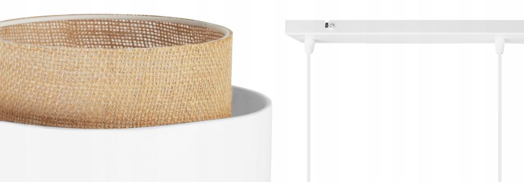 Hanging Lamp, Ceiling Chandelier, Lampshade, Boho Juta