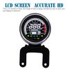 Multifunction Motorcycle Tachometer Meter LED Backlight LCD Motorcycle Speedometer Digital Level