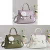Fashion Large Capacity Pu Handbag For Casual Travel With Inner Zipper Pocket