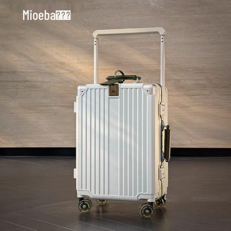 Silent Universal Skate Wheel Suitcase - 20" Boarding Password Box & 24" Trolley Case for Women