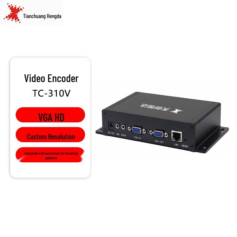 

TCHD TC-310V VGA RTMP Video Encoder Streamer
