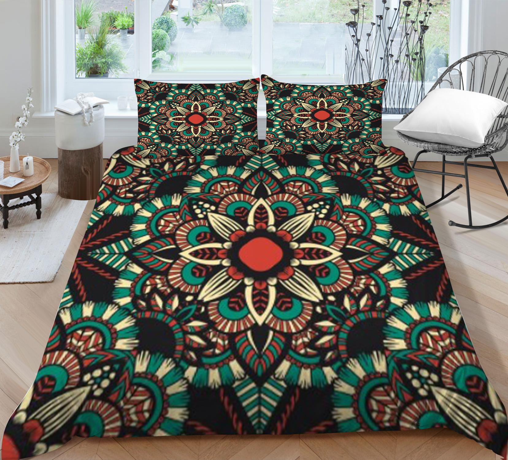 

Комплект пододеяльников в стиле бохо, домашний текстиль в стиле бохо, комплект постельного белья высокого качества, чехол для мужчин и женщин, королевский размер, покрывало на кровать EU Single 135x200cm