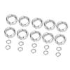 10pcs Metal Material Parrot Foot Rings Parrot Leg Bands  For Small Medium Large Birds