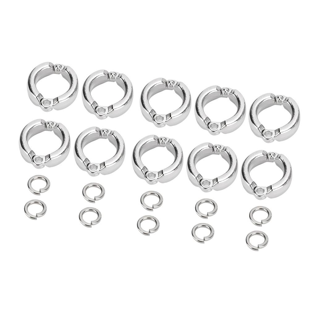 10pcs Metal Material Parrot Foot Rings Parrot Leg Bands For Small Medium Large Birds