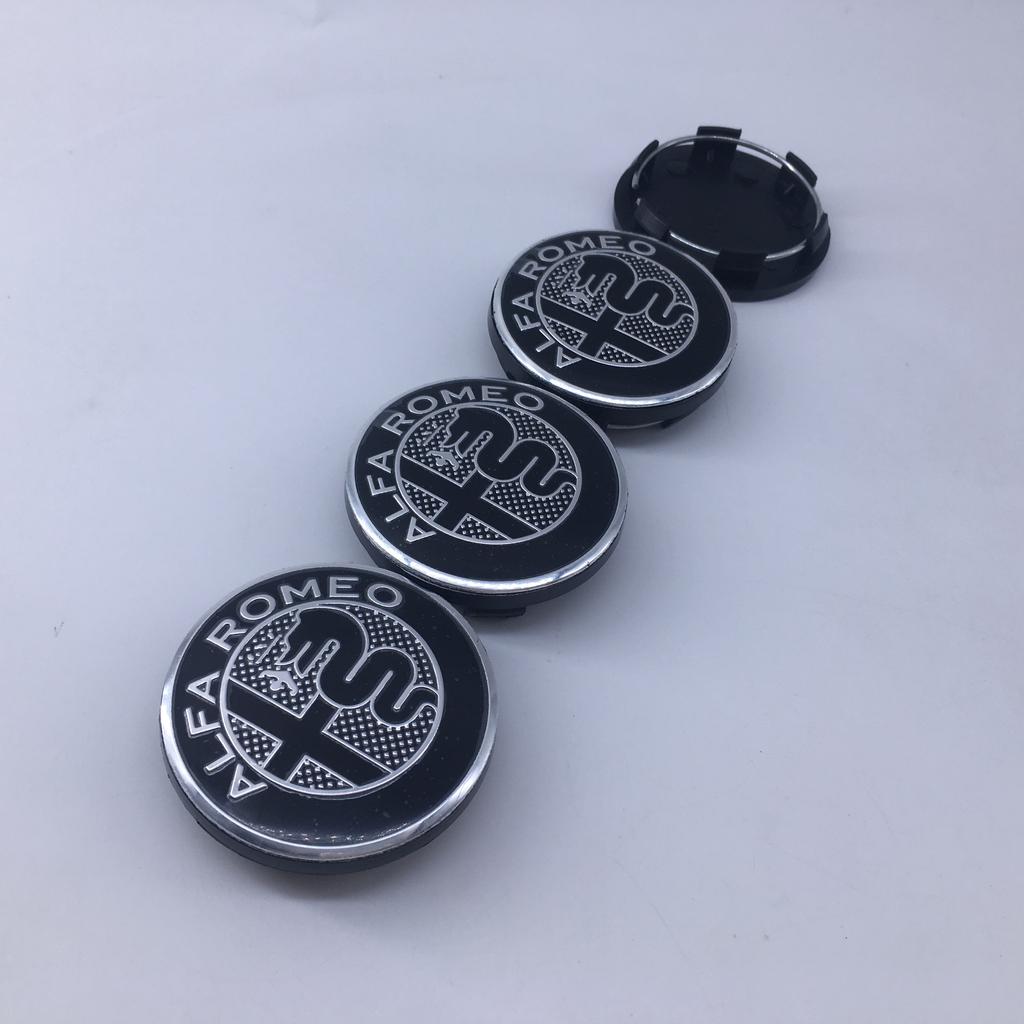 For 50MM For Alfa Romeo Giulietta GT 166147 156 Car Wheel Hub Logo Modification Wheel Hub Cover Decoration Mito Brera Giulia F1 Wer123