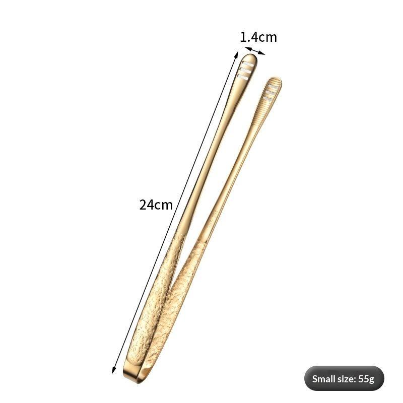 1PC Stainless Steel Barbecue Tongs Kitchen Tongs, Vegetable Tongs Reusable Barbecue Meat Tongs Cooking Tweezers Kitchen Tools