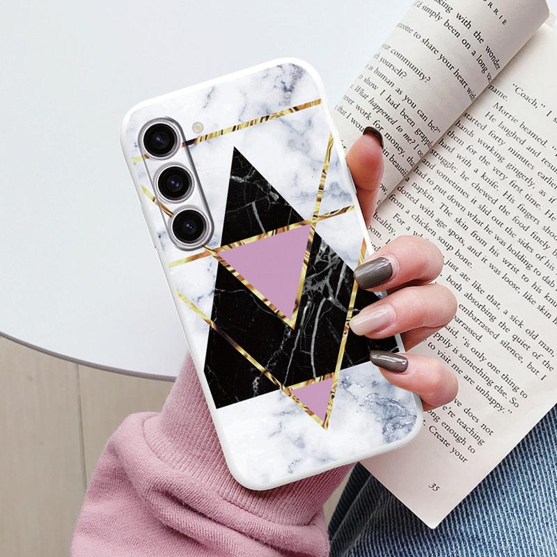 Case For Samsung A55 5G Back Cover Protective Silicone Funda Fashion Marble Stone Texture Coque For Samsung Galaxy A54 A56 Capa
