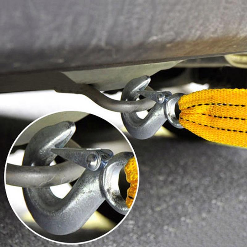 Car Tow Rope Coupe 3m Leash Selfdriving Emergency Heavy Duty Tow Strap