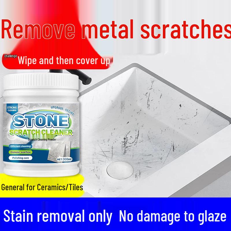Matte Tile Scratch Remover & Repair Tool for Black Marks and Stains on Glazed Surfaces