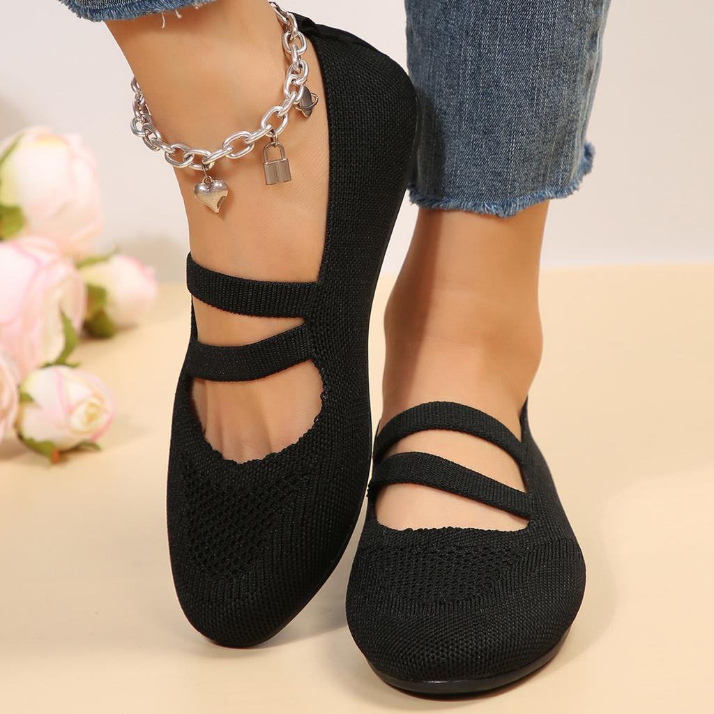 New Mesh Breathable Mother Shoes for Women Non-Slip Shoes Solid Color Comfort Ladies Footwear Flats Women Sneakers Zapatos
