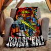 Rat Fink Power Flannel Blanket Soft Warm All-Season Throw, Design for Camping, Car Travel, Hiking Sofa, Bed, Office Perfect Gift for Parties