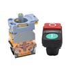 Industrial Grade 22mm Pushbutton Switch Red Green LED for 12V 24V 220V Control Panels LA155B 11D/RG ABS Housing