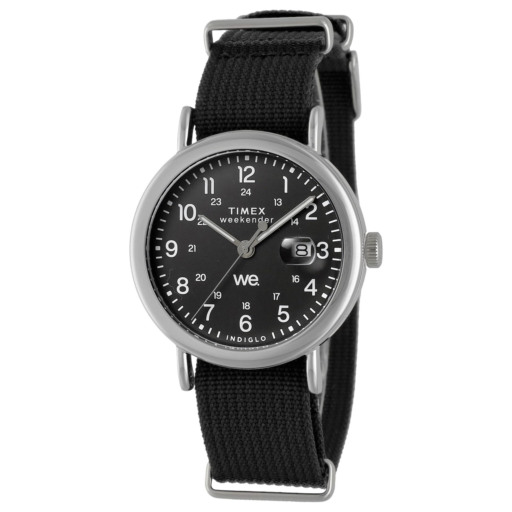 

Унисекс наручные часы Timex Weekender TW2W86100 Кварцевые 5 АТМ Водозащищенные Акриловое Стекло Черный Циферблат Латунь [TIMEX] [Б/У] чёрный