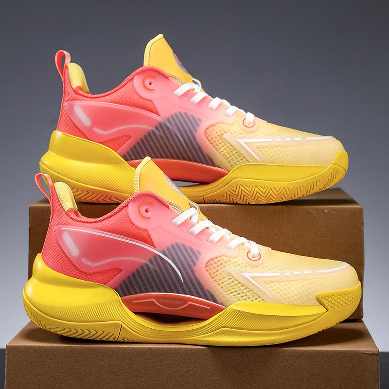 Teenager rutschfest, verschleißfest und stoßdämpfend echte Basketballschuhe, Herren- und Damen- ultraleicht und atmungsaktiv Studenten-Freizeit