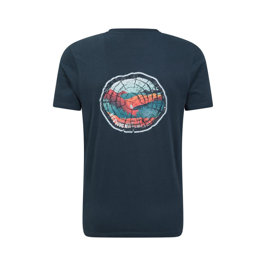 Mountain Warehouse Mens Keswick Tree Ring Organic T-Shirt