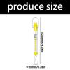 Bilancia a molla didattica in giallo brillante 1N 2.5N 5N 10N 20N 30N 50N Perfetta per le aule di scienze Lunghezza 25 cm