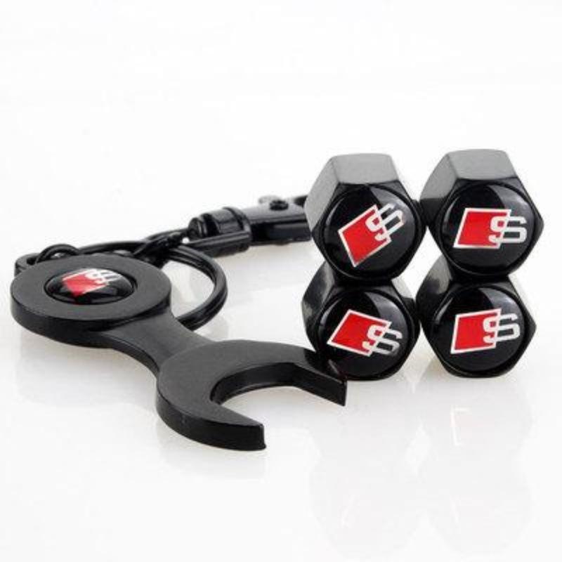 German Flag Car Tire Valve Caps with Logo
