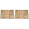 Day and Night - Day and Night Porch Tiles 12 Units Brown Wood 50x50 Cm