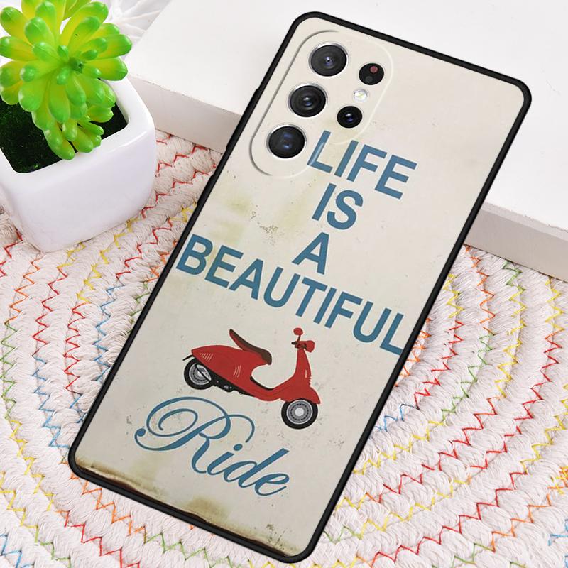 Vintage Roller TPU Handyhülle Für Samsung Galaxy note 10 pro S26 S25 S24 S23 S22 Ultra Plus S21 FE S20 Stoßfeste Hülle