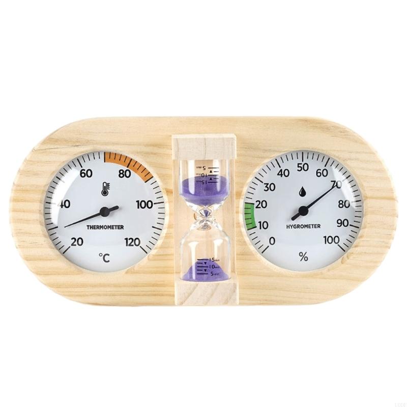 Waterproof Wall Mounted Temperature Humidity Meter for Sauna Room Steam Room