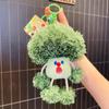 Screaming Veggies Plush Earphone Pouch: Fun Decompression Drawstring Bag & Cute Claw Machine Doll Gift