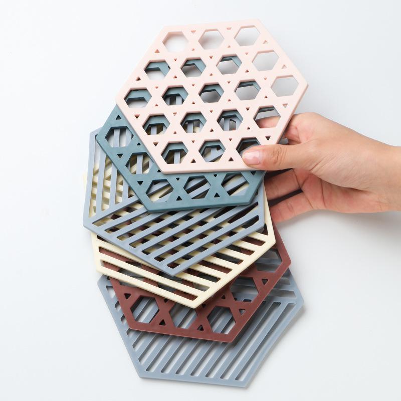 Nordic Silicone Anti-Scald Placemats - Heat Resistant, Thickened for Hot Tea & Soup