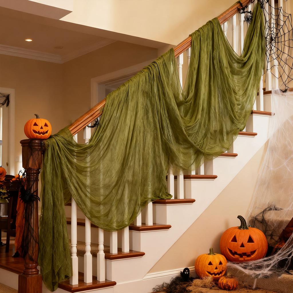 Halloween Horror Cloth 276 X 85 Inch Horror Clothes Halloween Horror Decoration For Haunted House Party Supplies Indoor Outdoor