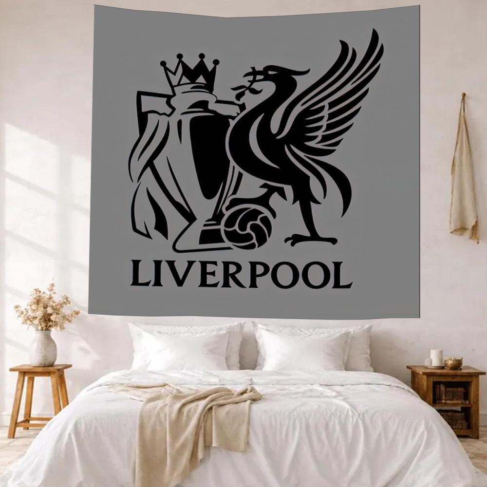 Liverpool Football Club Wall Decor Tapestry Art For Pet Memorial Birthdaywedding Party Backdrop Family Gift