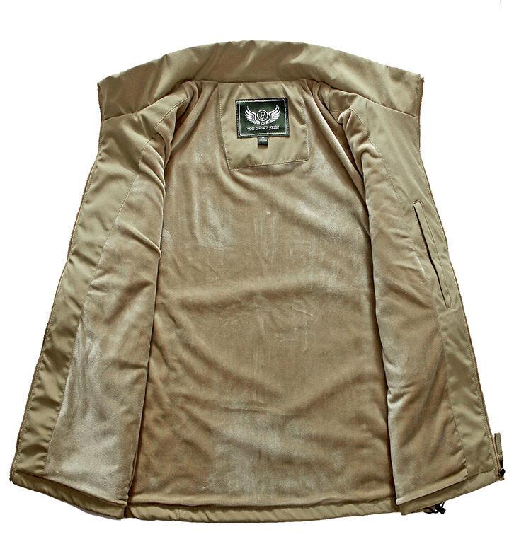 Men's Warm Fleece Vest: Outdoor Casual, Windproof, Plus Velvet, Sleeveless for Autumn and Winter