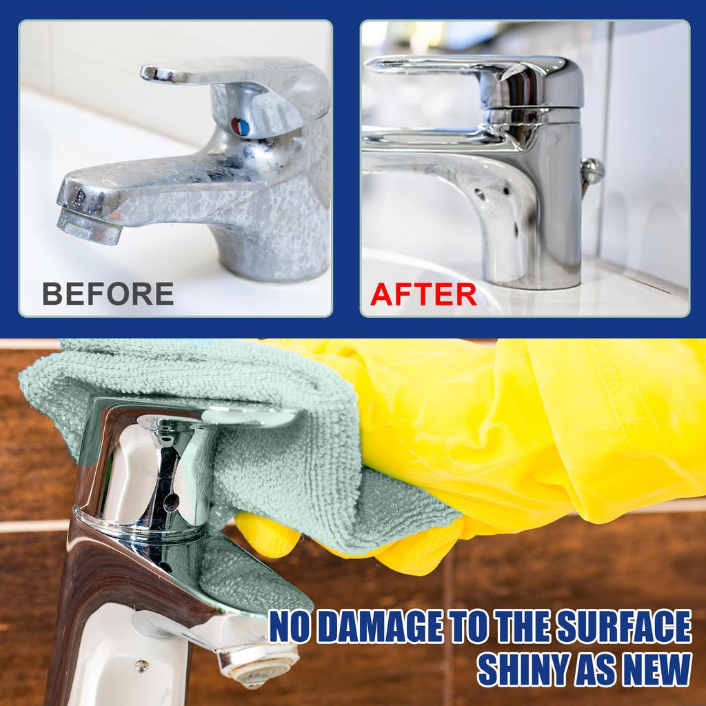 Powerful Stain Remover for Bathroom Glass and Stainless Steel Surfaces Shower Head Cleaner for Efficient Home Cleaning