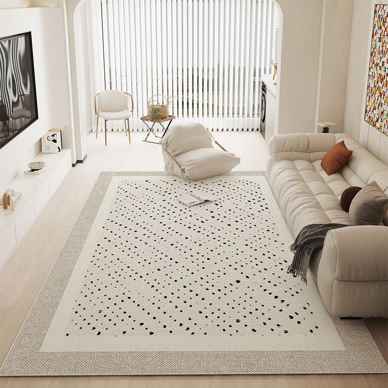 Modern Minimalist Washable Area Rug Living Room Bedroom Sofa Coffee Table Non-Slip Soft Plush Floor Mat
