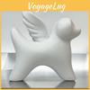 Beautiful Angel Dog Figurine With Wings Stunning Resin Decoration For Gifts And Events