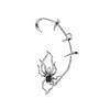 Alloy Punk Spider Claws Zircon Cuff Earrings No Perforation Climber Ear Clip