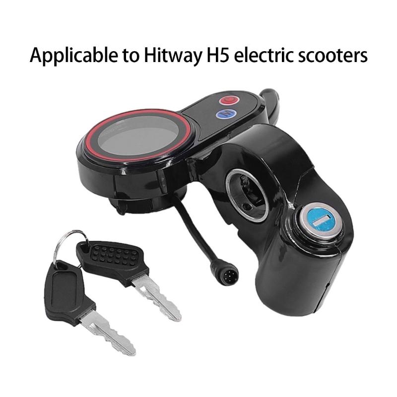 Electric Scooter LCD Display Dashboard LCD Display Panel Throttles Instrument Panel Power Switches Easy to Install