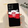 Poland Flag Case For Samsung Galaxy S23 S21 S22 Ultra Note 20 S20 FE S8 S9 S10 Note 10 Plus Phone Shell