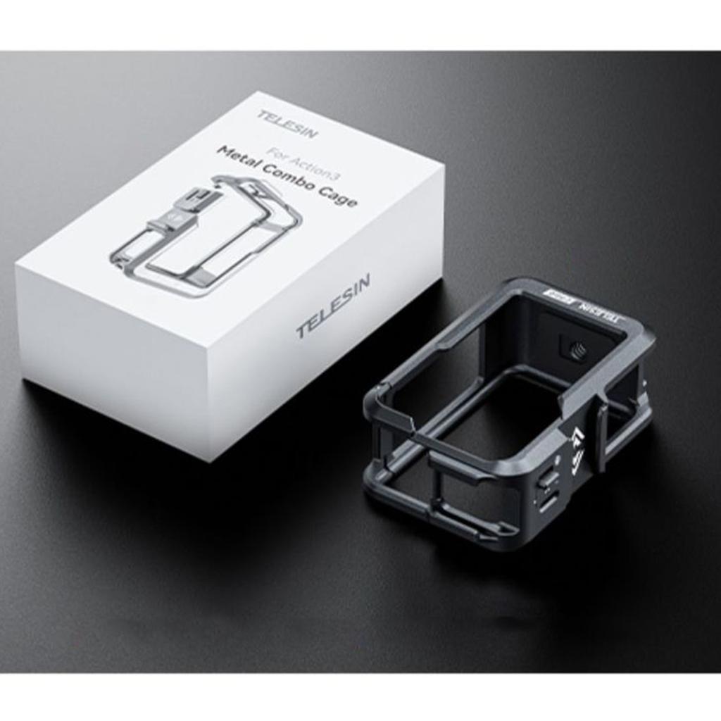 Für DJI OSMO Action 3 Kamera Fall Metall Kaninchen Käfig Schutzhülle Expansion Rahmen Zubehör Kamera Halterung Grenze