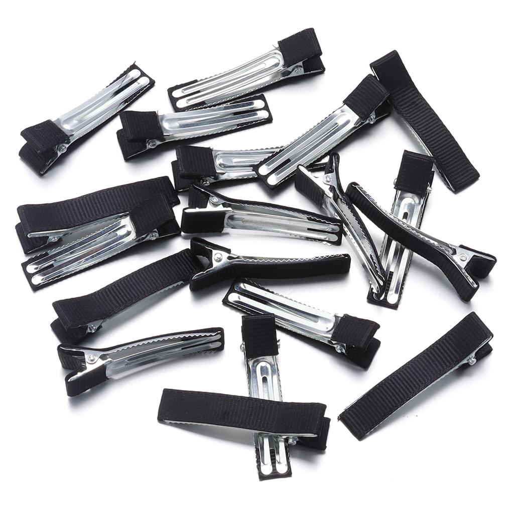 10pcs/lot 48x10mm Colorful Flat Alligator Ribbon Hair Clips Jewelry Making DIY Handmade Barrettes Craft Hairpin Accessories