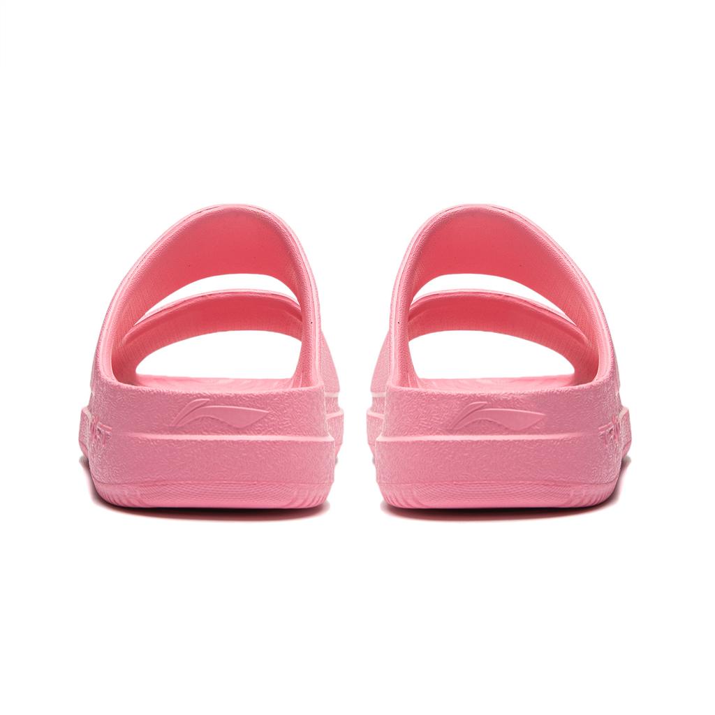 Li Ning Soft Clap Slip Resistant Slide Slippers Unisex Fairy Cloud Pink AGAU005-8