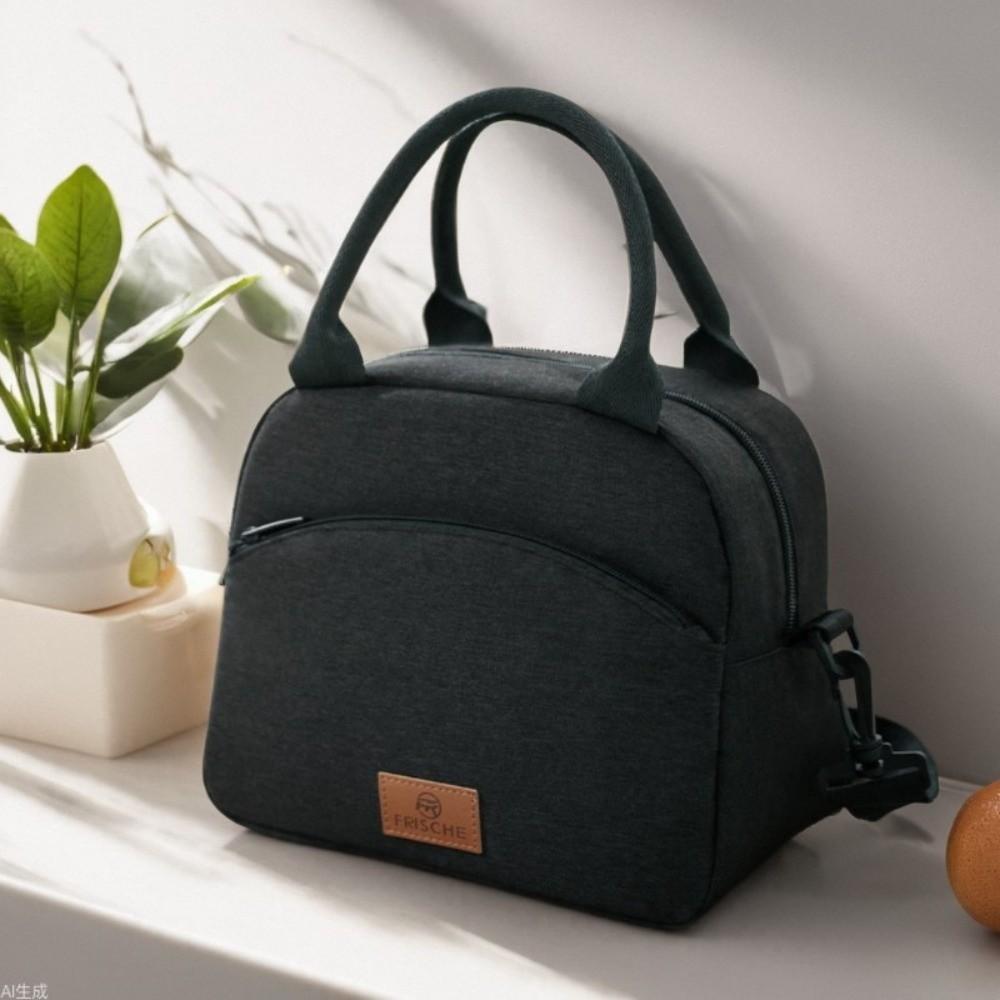 Oilproof Cooler Bag Leakproof Food Bag Portable Insulated Bag  Office
