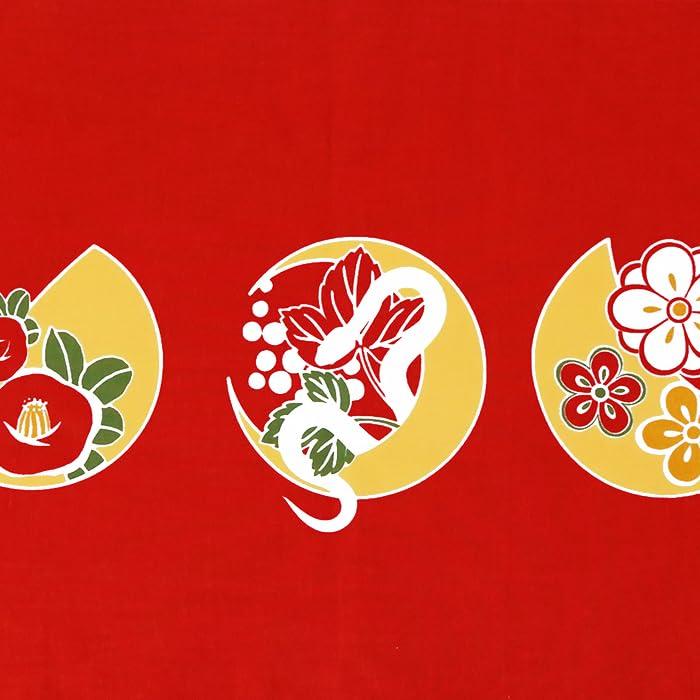 Dyeing Anbo Hand Towel Zodiac Early Authentic Dyed Cotton Made in 35cm x 100cm "2025 Year Snake, Spring" 100% Tokuoka, Japan,