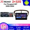 X-REAKO Car Video Player for Peugeot 607 2000-2004 GPS Navigation Built-in Dsp Carplay Autoradio Android Head Unit