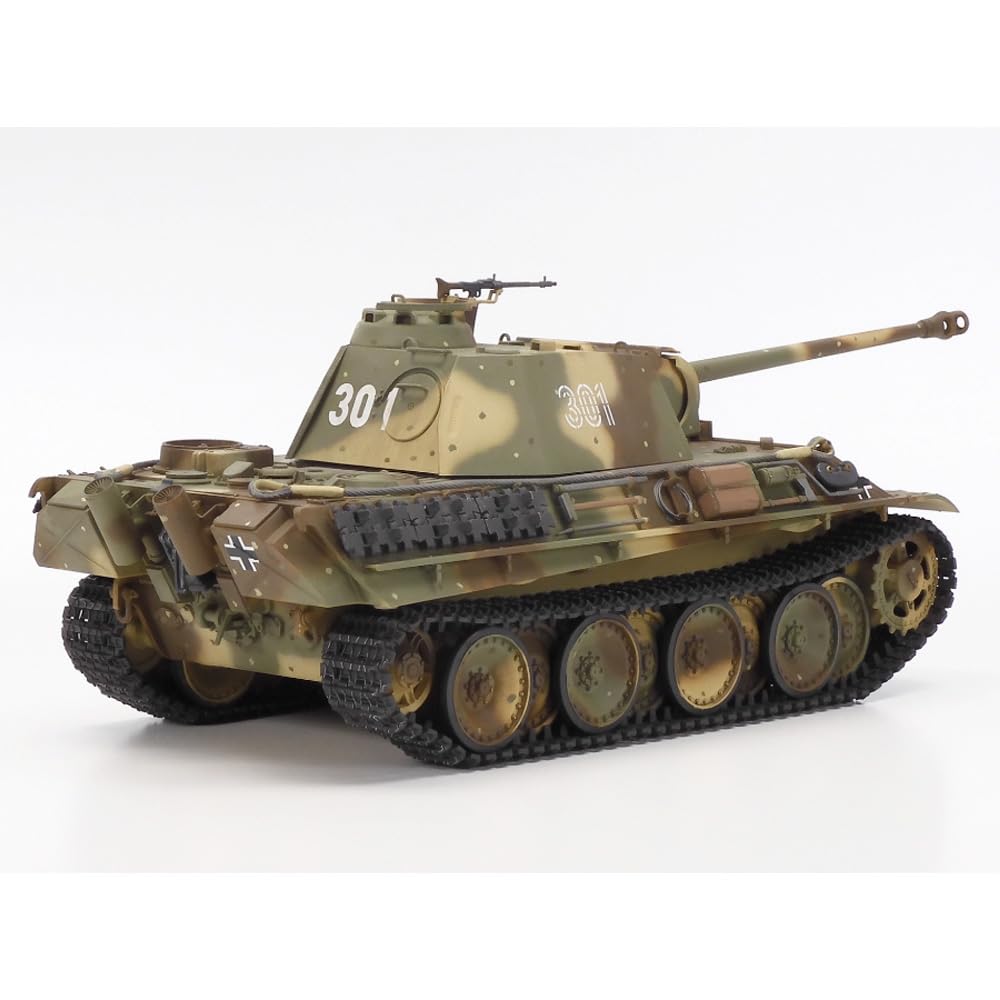 Tamiya 1/35 RC Tank Series No.19 German Panther G Late Model Electric Radio Control With Dedicated Radio Controller 48219