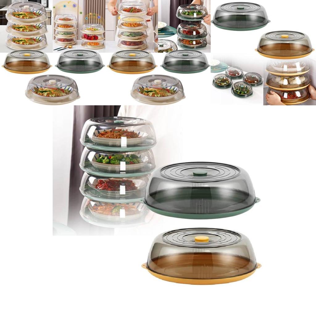 Multi-layer Transparent Food Cover For Home Dining Table With Dustproof Features